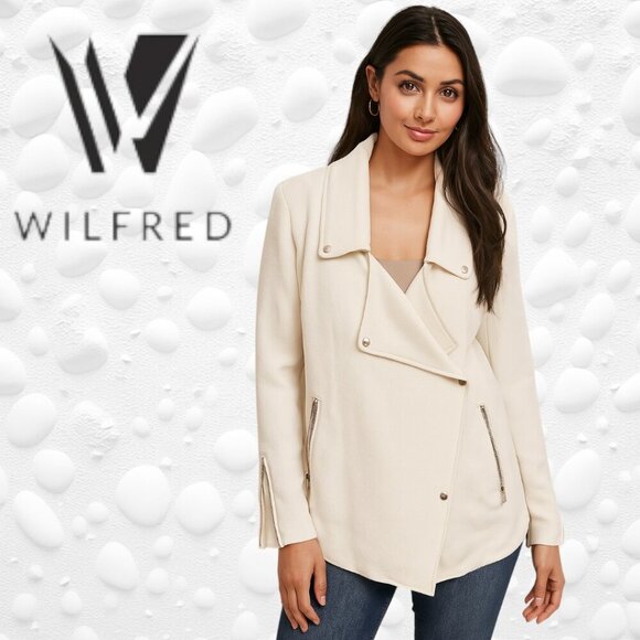 Aritzia Wilfred Mayet Jacket - Ivory/Silver - Medium - Like New - Picture 1 of 11